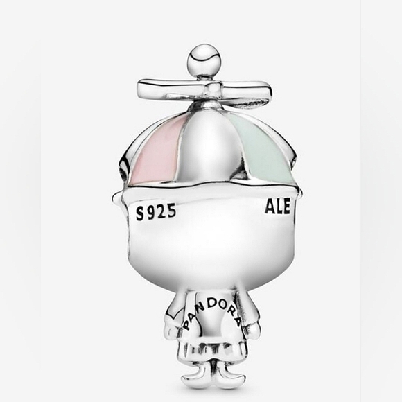 Authentic NEW Pandora Little Boy Charm S925ALE Enamel - Picture 3 of 9